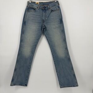 NEW Levis 537 Western Bootcut Mens 30x32 Jeans Stretch Blue Denim NWT